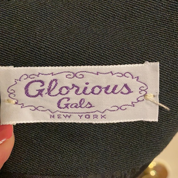 Glorious Gals NY black jacket size 12 - Picture 7 of 7